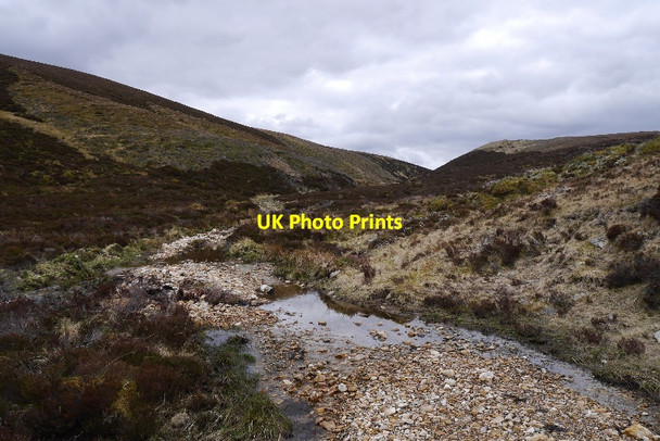 Photo 6"x4" River Fiddich and road Elf House c2015