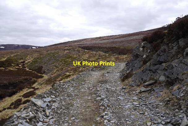 Photo 6"x4" Road at the head of Glen Fiddich Elf House c2015