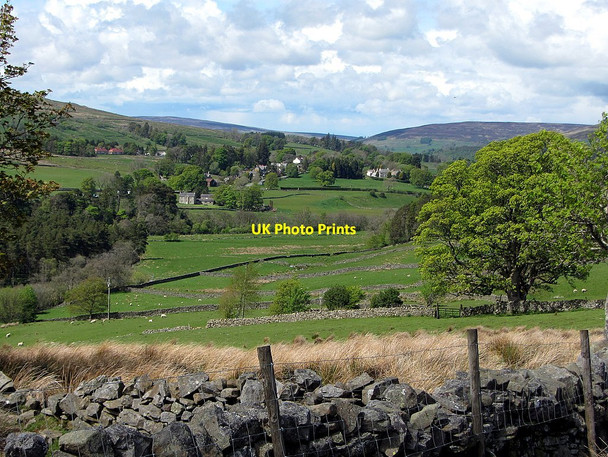 Photo 6"x4" South Tyne Valley from south-east Bayles c2015