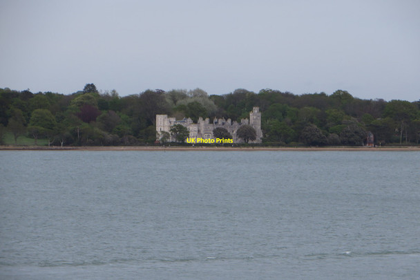 Photo 6"x4" Beach in front of Netley Castle Netley c2015