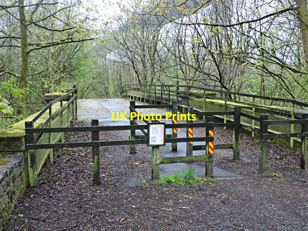 Photo 6"x4" Old railway bridge Erskine c2015