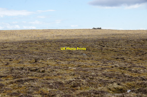 Photo 6"x4" Summit of Vord Hill from the north-west Mailand c2015
