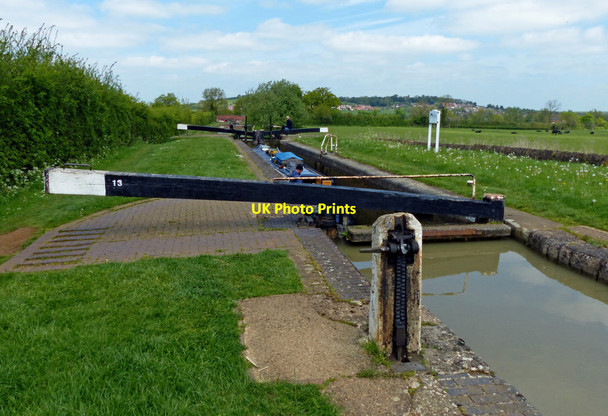 Photo 6"x4" Napton Lock No 13 on the Oxford Canal Chapel Green\/SP4660 c2015