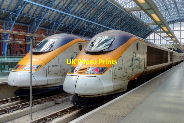 Photo 6"x4" Eurostars at St Pancras London c2015