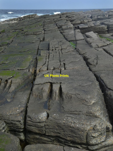 Photo 6"x4" Rocky coastline, Bow Head, Westray, Orkney Holland\/HY4851 c2015