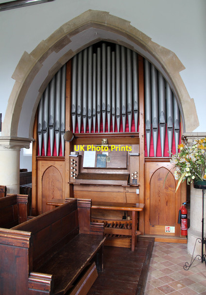 Photo 6"x4" St Peter, Holton - Organ Holton\/TM4077 c2015