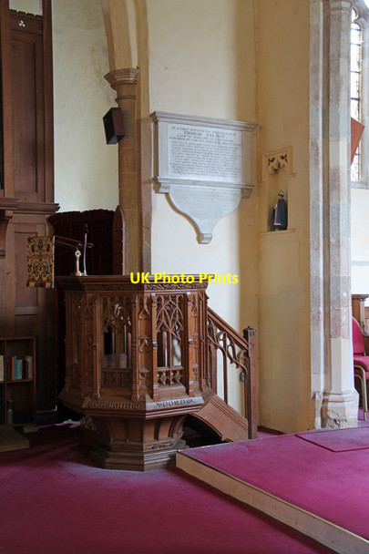 Photo 6"x4" St Nicholas, Bradwell - Pulpit Bradwell\/TG5004 c2015