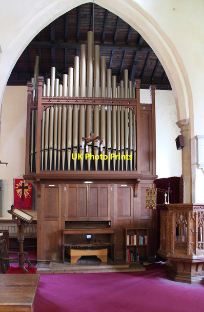 Photo 6"x4" St Nicholas, Bradwell - Organ Bradwell\/TG5004 c2015