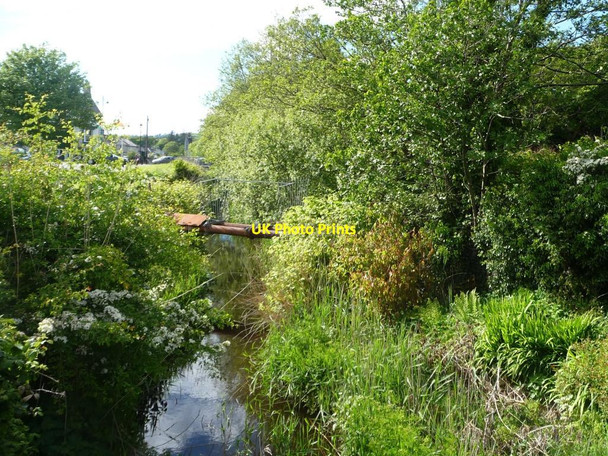 Photo 6"x4" Pipeline crossing Y Cyt \/ The Cut Porthmadog c2015