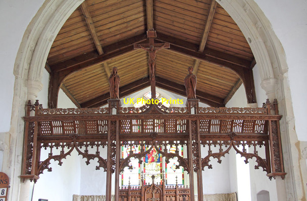 Photo 6"x4" St Peter, South Elmham - Rood Screen St Peter South Elmham c2015