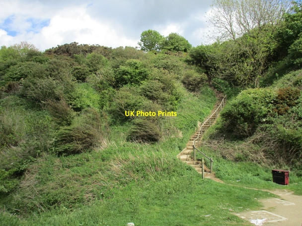 Photo 6"x4" Steps up to East Nook Flamborough c2015