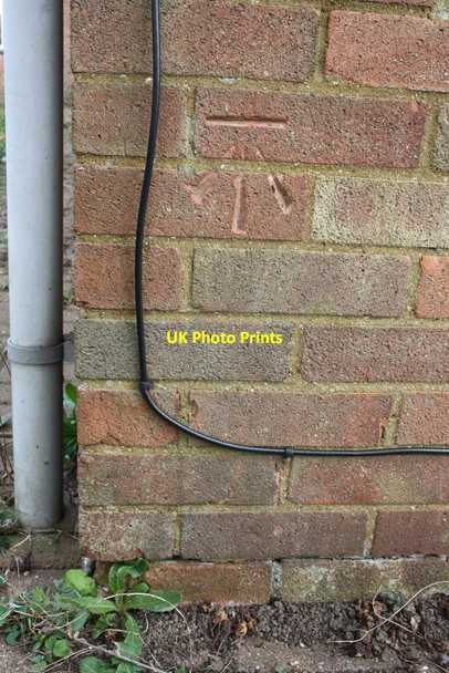 Photo 6"x4" Benchmark on #127-129 Cranmore Avenue Swindon\/SU1685 c2015