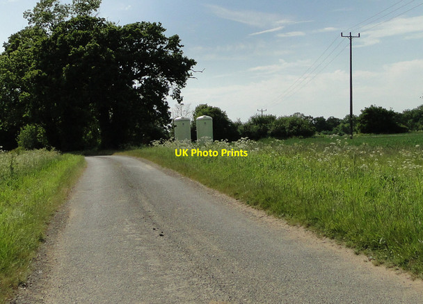 Photo 6"x4" Silos near High House Farm Benhall Saxmundham c2015