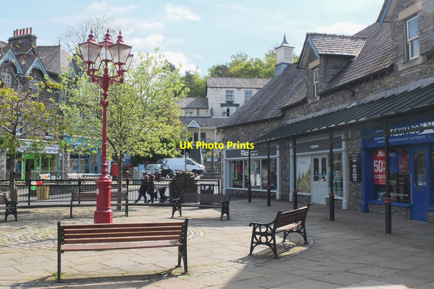 Photo 6"x4" Market Cross shopping area, Ambleside Ambleside c2015