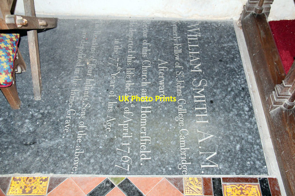 Photo 6"x4" St George, St Cross South Elmham - Ledger slab St Cross South Elmham c2015