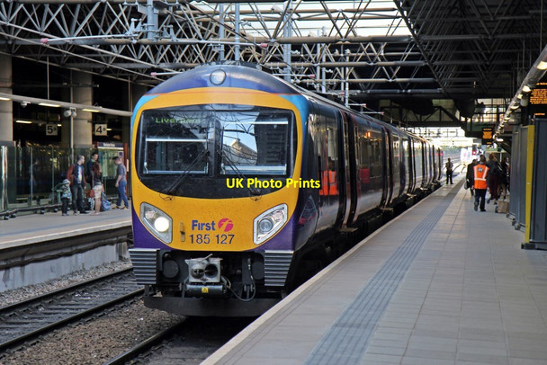 Photo 6"x4" First TransPennine Class 185, 185127, platform 3, Manchester Victoria railway station Manchester c2015