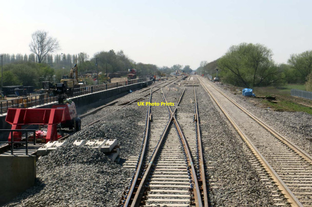 Photo 6"x4" The line to Oxford Bicester c2015