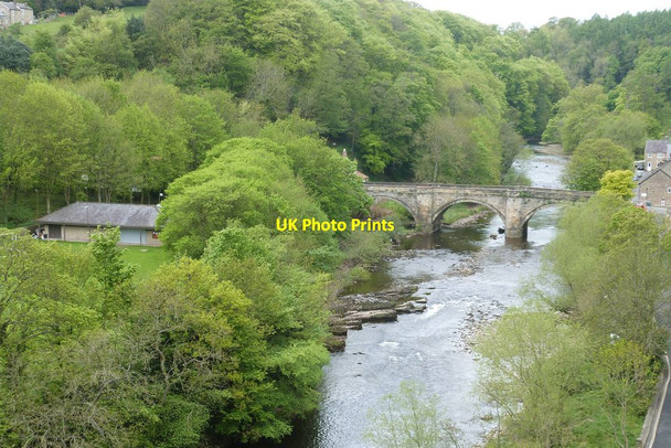 Photo 6"x4" Richmond Bridge, Richmond, North Yorkshire Richmond\/NZ1701 c2015