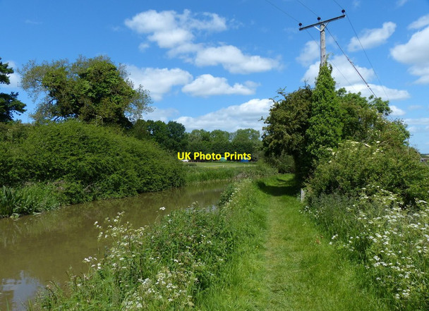 Photo 6"x4" Oxford Canal and towpath near Twyford Wharf Twyford\/SP4736 c2015
