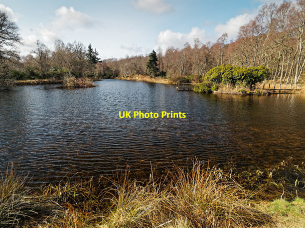 Photo 6"x4" Pond - Nairnside Leanach\/NH7544 c2016