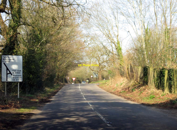 Photo 6"x4" Highbridge Road to Twyford Colden Common c2016