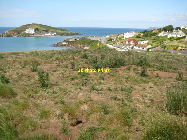Photo 6"x4" View to Burgh Island Bigbury-on-Sea c2011