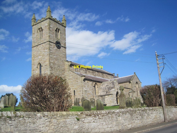 Photo 6"x4" Church of St Bartholomew Whittingham c2016