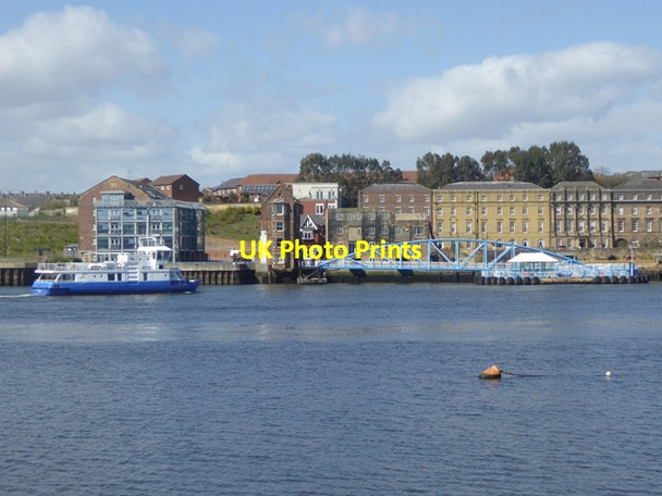 Photo 6"x4" Ferry approaching the North Shields terminal Meadow Well c2016