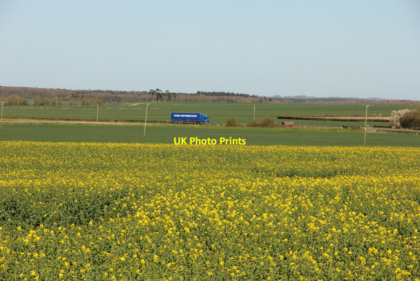 Photo 6"x4" View from King's Hill Bardney c2016