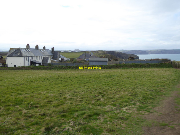 Photo 6"x4" Coastguard Cottages by the South West Coast Path at Upton Bude\/SS2106 c2016