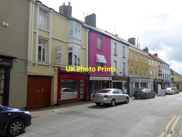 Photo 6"x4" Colourful houses on Main Street, Birr Birr c2016