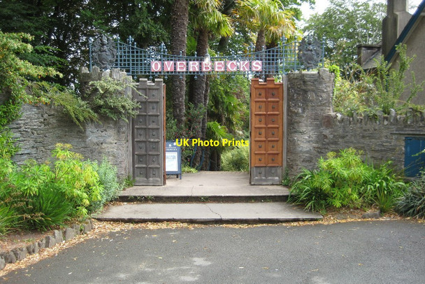 Photo 6"x4" Entrance to Overbecks Salcombe c2011