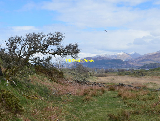 Photo 6"x4" View to distant hills, Lismore Clachan\/NM8643 c2016