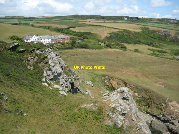 Photo 6"x4" View inland from Prawle Point East Prawle c2011