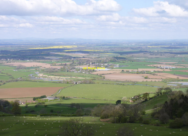 Photo 6"x4" Eckington and Birlingham from Bredon Hill Birlingham c2016