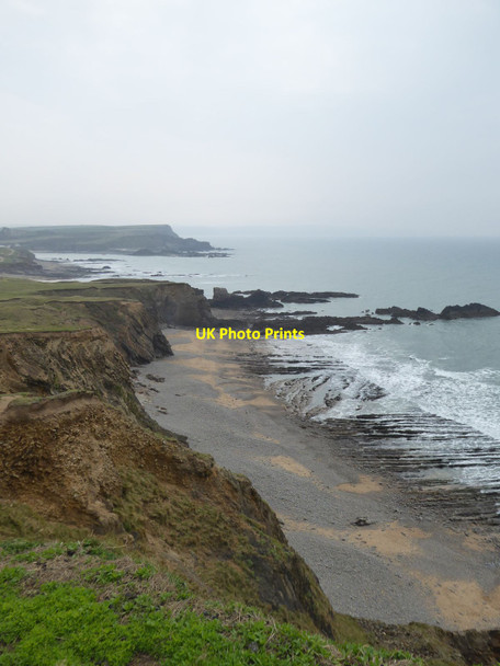 Photo 6"x4" Maer Low Cliff Beach Bude\/SS2106 c2016