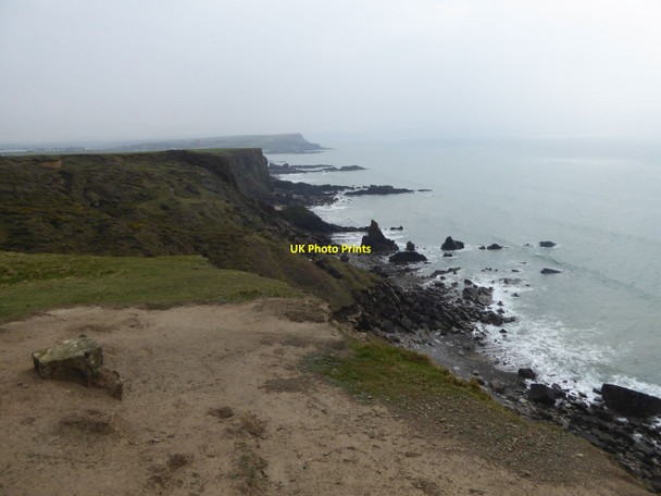 Photo 6"x4" Cliffs at Maer Down Bude\/SS2106 c2016