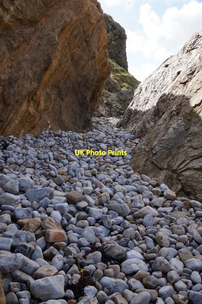 Photo 6"x4" Stones at Stabba on Burrafirth beach Burrafirth c2016