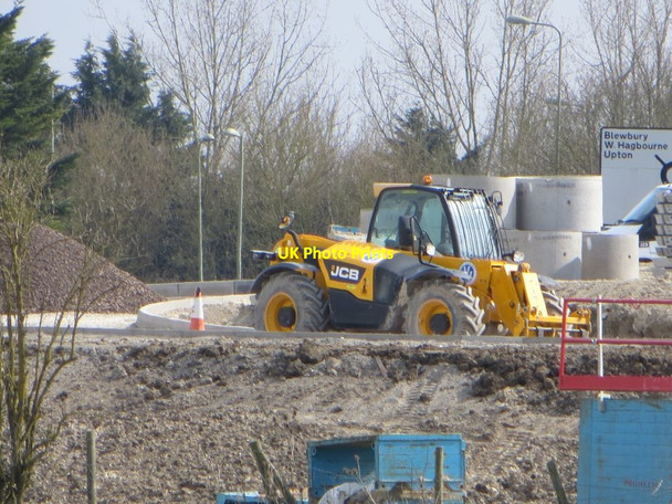 Photo 6"x4" Reach Loader Parked Up Chilton\/SU4885 c2016
