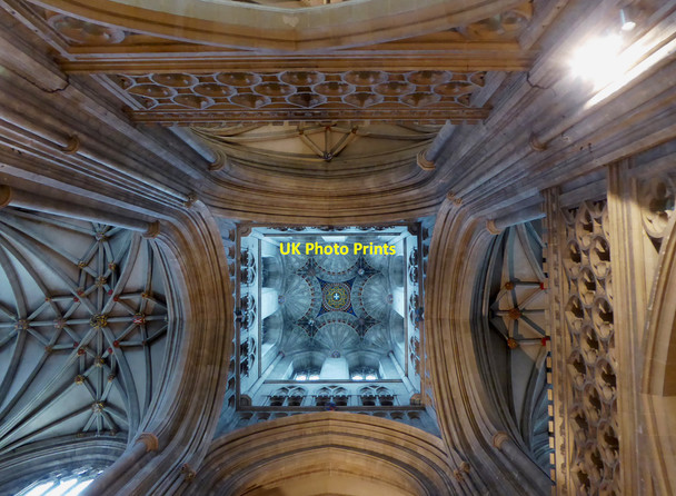 Photo 6"x4" What an amazing roof at Canterbury Cathedral Canterbury\/TR1457 c2016