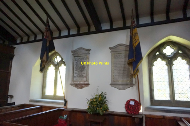 Photo 6"x4" War Memorial Plaques in St Ricarius, Aberford Aberford c2016