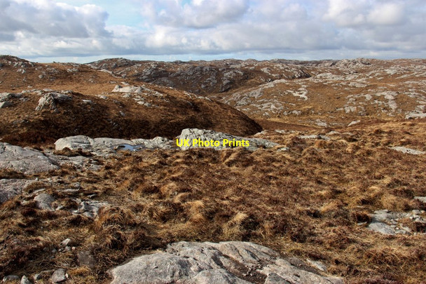 Photo 6"x4" The gneiss plateau of Sutherland Caol Loch a' Mhind c2016