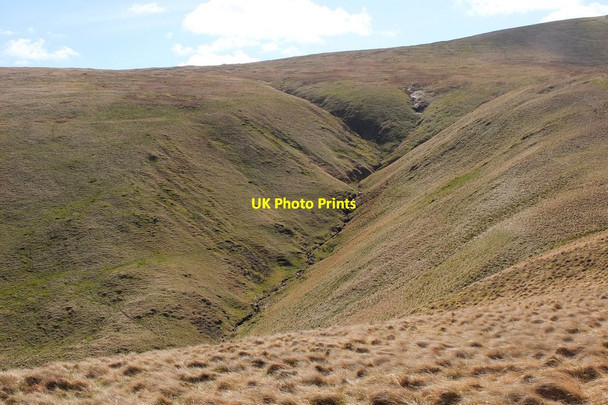 Photo 6"x4" Head of the Tweeddale Burn, Dundreich Tweeddaleburn\/NT2752 c2016