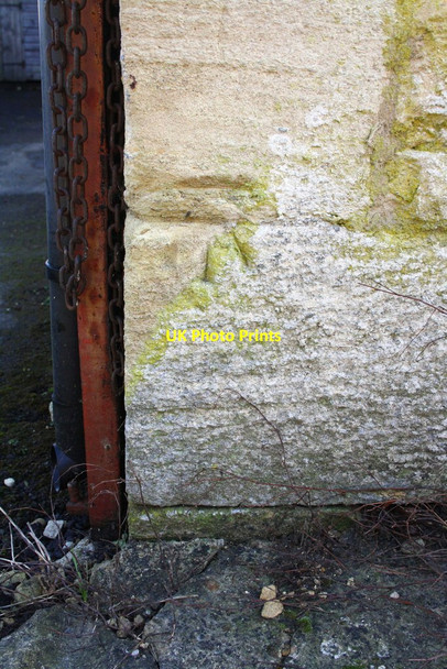 Photo 6"x4" Benchmark on the Methodist Chapel New Yatt c2016