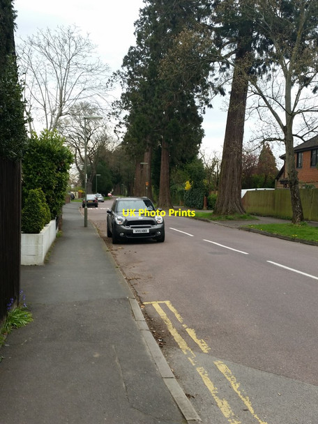 Photo 6"x4" Watchetts Drive, from Frimley Road, Camberley Frimley c2016