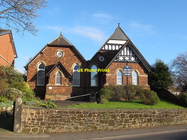Photo 6"x4" Elworth Methodist church Sandbach c2016