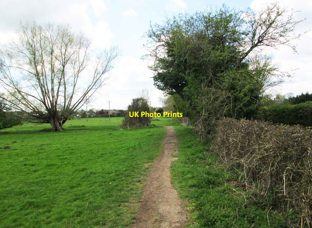 Photo 6"x4" Public footpath to Ducklington, Oxon Witney c2016