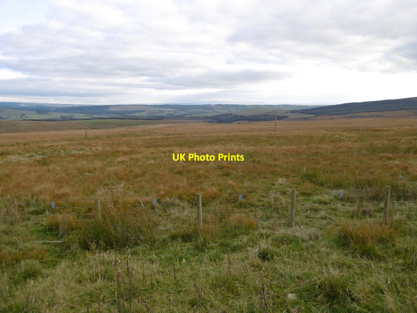 Photo 6"x4" Moorland, Stanygill Rig Greens\/NY4886 c2015