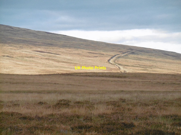 Photo 6"x4" Bulldozed road, Roan Fell Newcastleton or Copshaw Holm c2015
