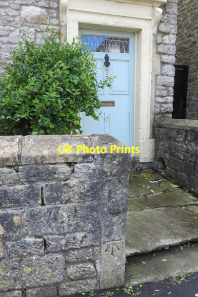 Photo 6"x4" Ordnance Survey Benchmark, Cowl Street Shepton Mallet c2016